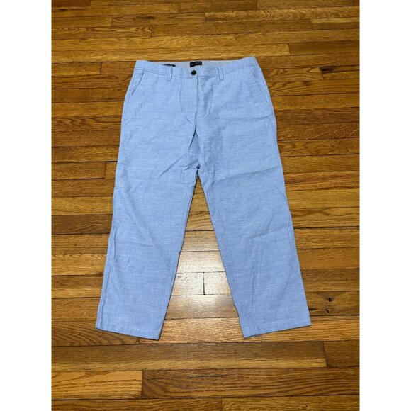 Talbots Womens Relaxed Fit Chino Pants Plus Sz 8p Petite Blue 100% Cotton - Picture 1 of 6